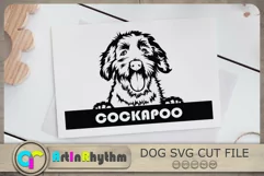Cockapoo Svg, Dog Monogram Svg, Dog Svg, Pet Svg File Product Image 2