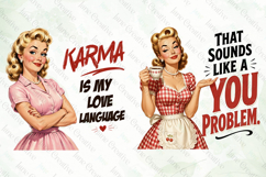 Sarcastic Housewife Clipart Product Image 1