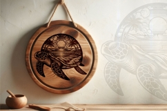 Tropical Sea Turtle Silhouette Vector Bundle Product Image 3