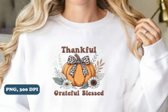 Thankful, Grateful, Blessed PNG Sublimation Product Image 5