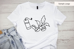 Hand Drawn Bookmark And Coffee Beans SVG Product Image 5