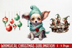 Whimsical Christmas Sublimation, PNG Product Image 1