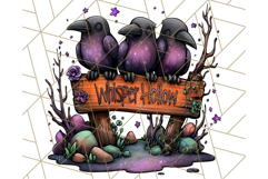 Enchanted Graveyard Halloween PNG Clipart Product Image 5