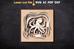 Octopus Box SVG laser cut file for Glowforge Product Image 5