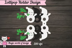 Snowman boy lollipop Holder svg, papercut template Product Image 4