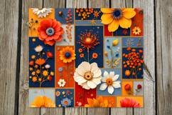 3D Flowers | 4 Skinny tumbler sublimation designs P Product Image 5