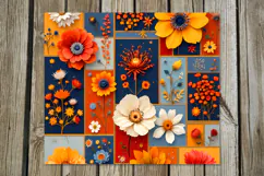 3D Flowers | 4 Skinny tumbler sublimation designs P Product Image 5