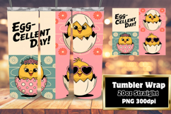 LUSH 20oz Tumbler Artwork for DIY , Cute Easter Product Image 1