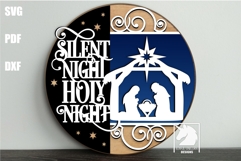 Christmas Door Hangers SVG Bundle | Winter Holiday Signs DXF Product Image 4