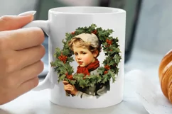 Vintage Christmas Clipart, Vintage Christmas Clipart Product Image 5