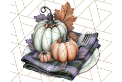 Fall Market Stall Clipart PNG, Rustic Autumn Clip Art Product Image 5
