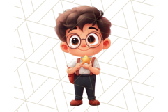 Boy Teacher PNG, Back to School Clipart, Classroom Decor Product Image 5