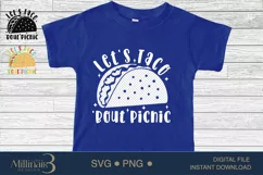 picnic basket svg,Let's Taco 'Bout Picnic,Taco Bout Png Taco Product Image 5