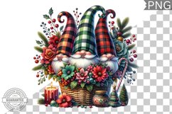 Christmas Gnome Sublimation - Clipart PNG Bundle Product Image 6