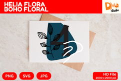Helia Flora Boho Floral Monogram Product Image 1