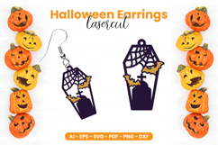 Halloween Earrings Lasercut Product Image 1