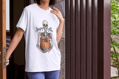 Vintage Skeleton Halloween PNGs Product Image 5