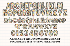 Fall Autumn Alphabet png clipart, fall autumn letters doodle Product Image 5