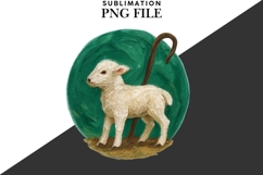 Oil painted Christmas nativity png design for T-shirts Product Image 2