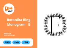 Botanika Ring Monogram Product Image 1