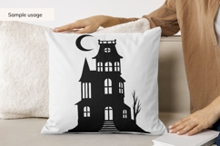 Scary Haunted House SVG, Halloween SVG Product Image 5
