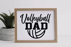 Volleyball dad svg, SVG files for cricut, laser cut files Product Image 4