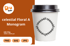 Celestial Floral Frame Product Image 1