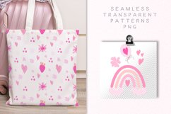 Love Bundle. Holiday Patterns, Cards, Heart Clipart Product Image 6