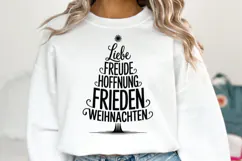Leibe Freude Hoffnung Frienden Svg | Christmas | Shirt Svg Product Image 5