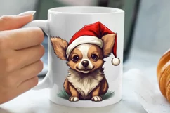 Christmas Dogs Sublimation Clipart, Christmas Dog Clipart Product Image 5