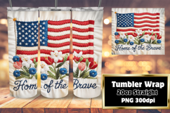 DYNAMIC 20oz Tumbler PNG Artwork , Patriotic Product Image 1
