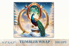 Christmas Sublimation Design Tumbler, Skinny Tumbler Wrap Product Image 2