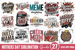 Mothers day Mom sublimation Bundle PNG Product Image 1