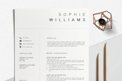 Professional Minimalist Resume Template Word Bundle Product Image 6