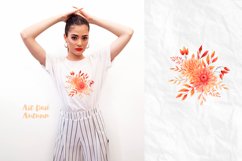 Autumn bouquets, Watercolor fall clipart, Arrangement floral Product Image 6