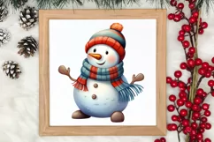 Funny Snowman Sublimation Clipart, Christmas PNG Product Image 4