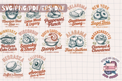 USA States SVG BUNDLE set of 55 files PNG SVG Product Image 5