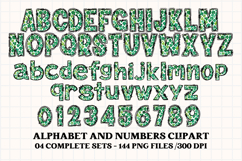 St patrick alphabet png clipart, st patrick letters doodle Product Image 5
