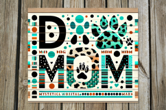 Dogs mom | 4 skinny tumbler Sublimation designs Product Image 5
