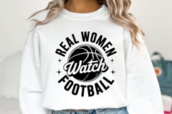 Real Women watch Football Svg | Game Day Svg | Shirt Svg Product Image 5