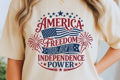 America Freedom Brave Svg, Fourth Of July Svg, USA 1776 Svg. Product Image 6