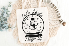 Let's Shake Things Up Svg, Funny Christmas Snowman Svg. Product Image 5