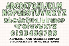 St patrick alphabet png clipart, st patrick letters doodle Product Image 5