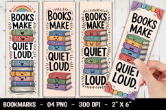 Quiet Reading Bookmark Sublimation Product Image 1