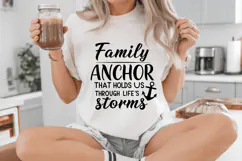 Family is the anchor that holds us through life s storms Fam Product Image 3
