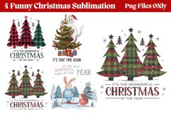 Funny Christmas Sublimation Clipart PNG Product Image 1