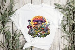 Magical Mushroom Cannabis Sublimation Clipart Product Image 3