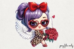 Cupid Anti Valentines Day Clipart PNG Product Image 1
