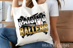 Raising Ballers PNG, Sports Mom Sublimation Product Image 4