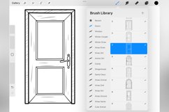 100 Procreate Doors Stamp Brushes Product Image 4